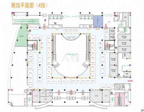 上海农业展览馆场馆图