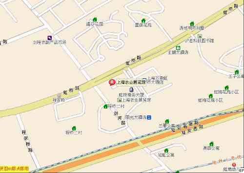 上海农业展览馆交通图