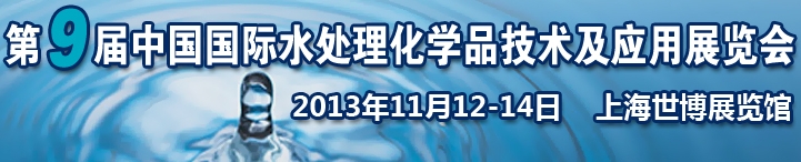 2013第九届中国国际水处理化学品技术及应用展览会