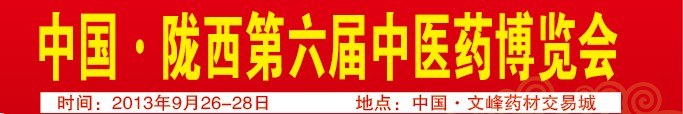 2013中国·陇西第六届中医药博览会