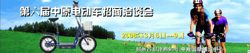 2008第六届中原电动车招商洽谈会