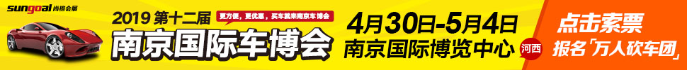 2019第十二届中国（南京）国际汽车博览会暨新能源·智能汽车展